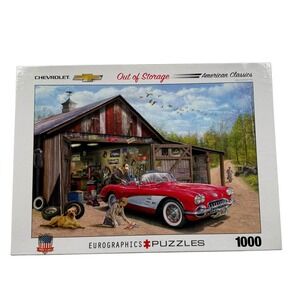 Eurographics Chevrolet Out Of Storage 1959 Corvette Car‎ 1000 Pieces Puzzle